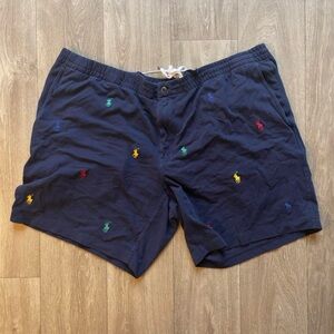 Polo by Ralph Lauren Navy all over horse Shorts